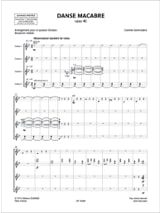 Danse Macabre, opus 40 - SAINT-SAËNS - Partition - Grand format